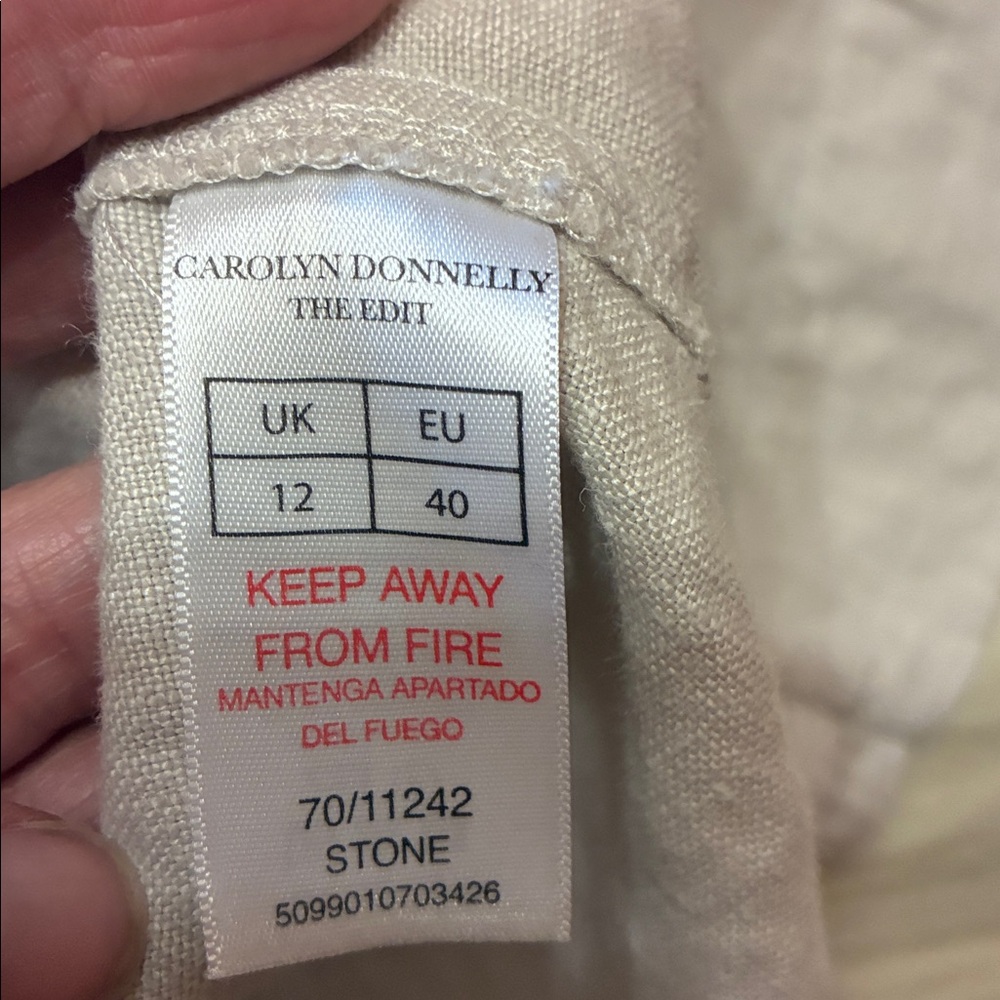 Linen long line jacket - Picture 8 of 10